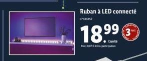 Ruban à LED connecté  383852  18.9⁹9⁹  tuniti  Dont 007 