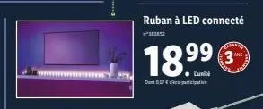 ruban à led connecté  383852  18.9⁹9⁹  tuniti  dont 007 