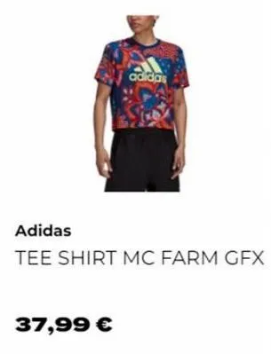 adidas  adidas  tee shirt mc farm gfx  37,99 € 