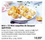 80121-12 Mini coquilles St-Jacques aperitives A 146 Not As  ans  usat -  10.95€  