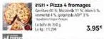 d  1511-pizza 4 fromages  m 455 