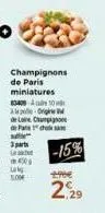 champignons de paris 3m