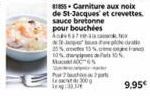 2  25 % 15 % 10%  M65  81855-Carniture aux noix  de St-Jacques et crevettes. sauce bretonne  pour bouchées  A  Je ple dr  10%  9,95€ 