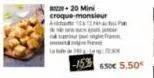 20 mini croque-monsieur  a 