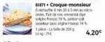 71 croque-monsieur a4305  of 7% n our oo ahead 14  - 200  4,20€ 