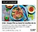 plat cuisine  5.95€ 