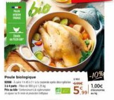 P  Poule biologique 184547  bie  125  -10% 1,00€  com 