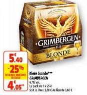 bière blonde Grimbergen