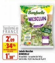 salade Bonduelle