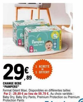 bébé Pampers