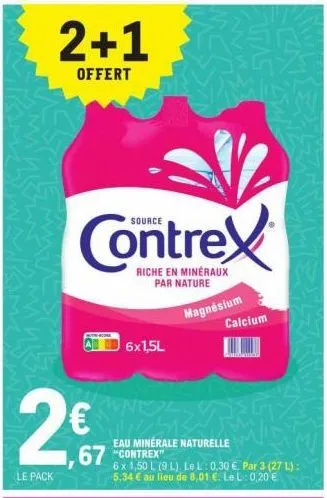 eau contrex