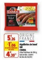 bœuf charal
