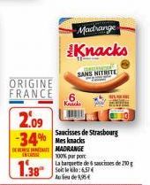 saucisses madrange