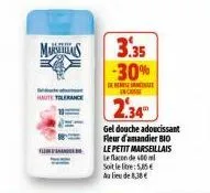 gel douche le petit marseillais