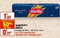 spaghetti barilla