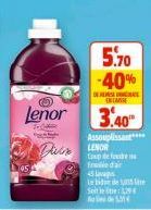 Ⓒ  Lenor  S  5.70  -40%  DE ENCAISSE  3.40  Assouplissant****  Dune L  to defode ledar  45 Le idee Soit le Stre: 29  514 