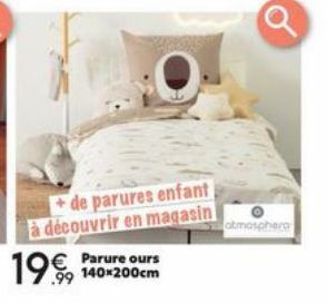 de parures enfant à découvrir en magasin € Parure ours  1999  atmosphera 