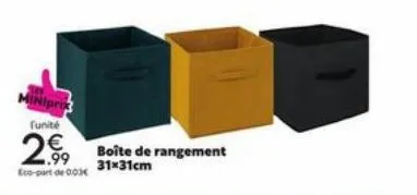 boîte de rangement 