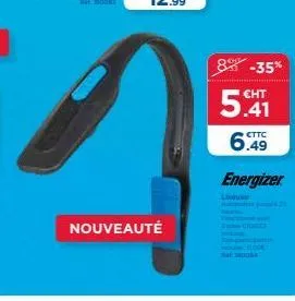 nouveauté  8% -35%  5.41  cttc  energizer  griges  600  100004 