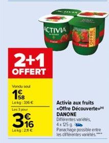 fruits Activia