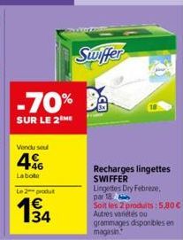 lingettes Swiffer