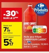 huile pour friture Carrefour