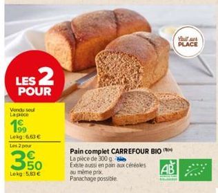 pain aux céréales Carrefour