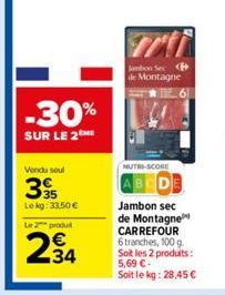 jambon Carrefour