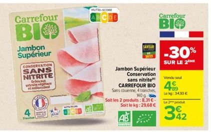 jambon Carrefour