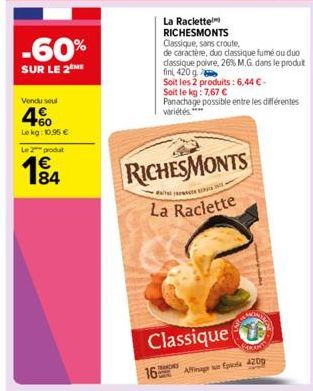 raclette RichesMonts