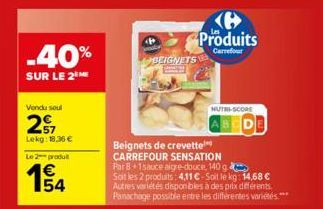 beignets Carrefour