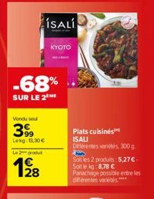 plats cuisinés Isali