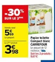 papier toilette carrefour