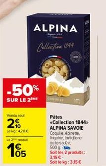 pâtes Alpina