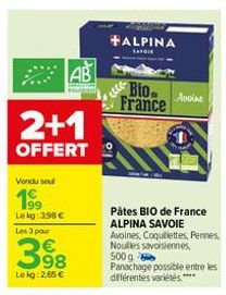 pâtes bio Alpina