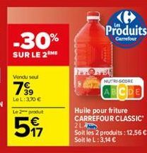 huile pour friture Carrefour