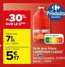 huile pour friture carrefour