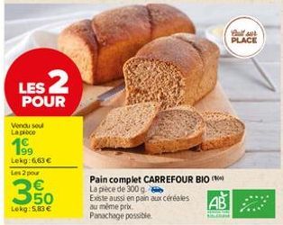 pain aux céréales Carrefour