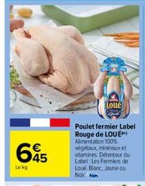 poulet fermier Loué