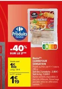 poulet carrefour