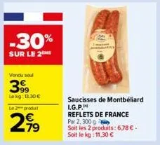 saucisses reflets de france