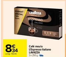 café moulu lavazza