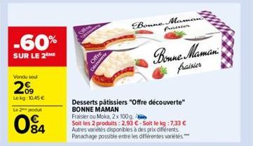 desserts Bonne maman