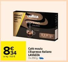 café moulu lavazza