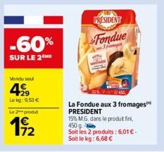 fondue Président