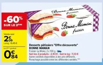 desserts bonne maman