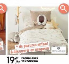 de parures enfant à découvrir en magasin € Parure ours  1999  atmosphera 