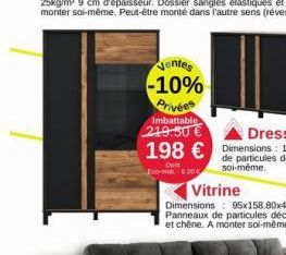 Ventes -10% Privées  Imbattable  219.50 €  198€  Dort  Eco-mob 620 