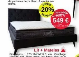 -20% privées 686  imbattable  549 €  don mch: 18.7016 