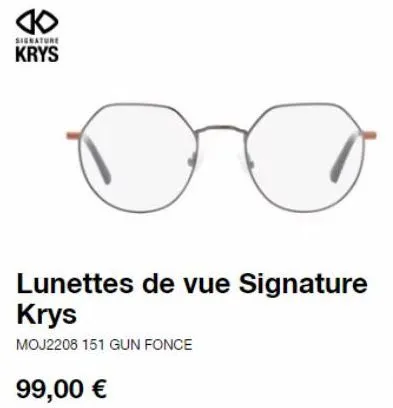 lunettes signature